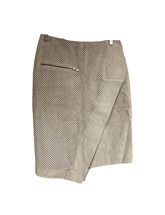 SuperTrash - suède rok - beige - 36