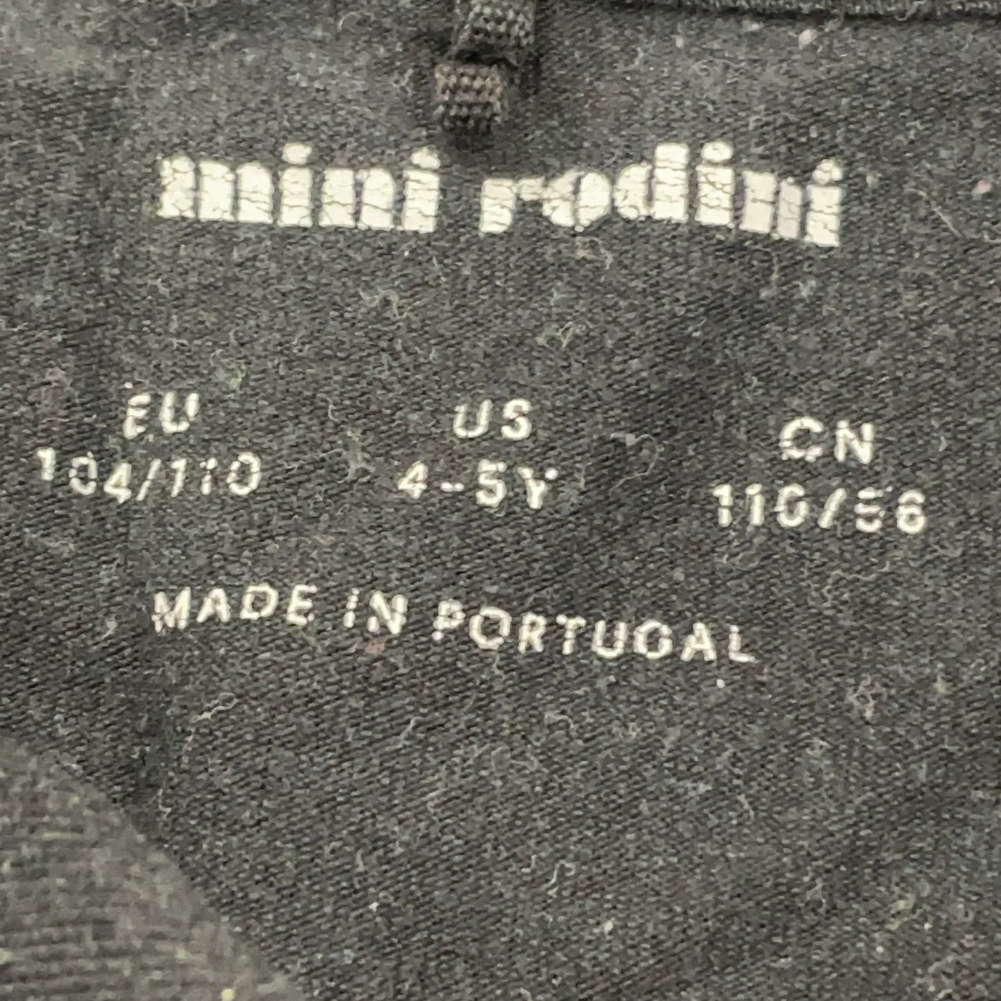 Mini Rodini - Henley shirt - zwart - 104/110