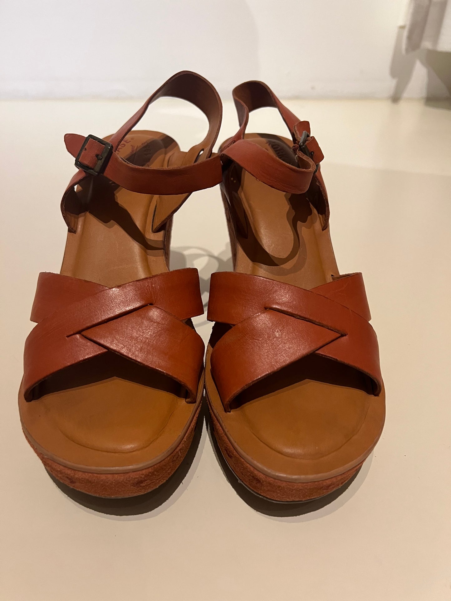 Kork Ease - Bette platform wedges - bruin - 10/42