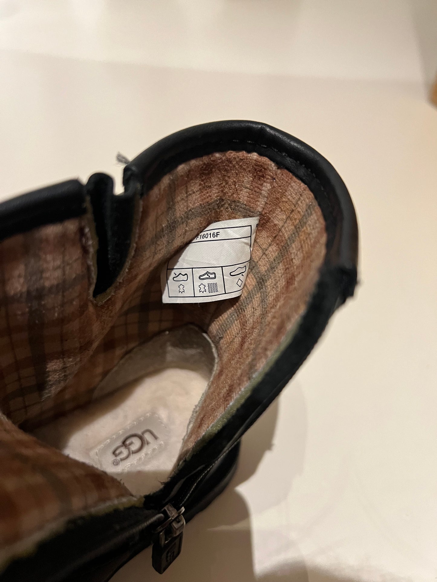 UGG Australia - leren boots - zwart - 23.5