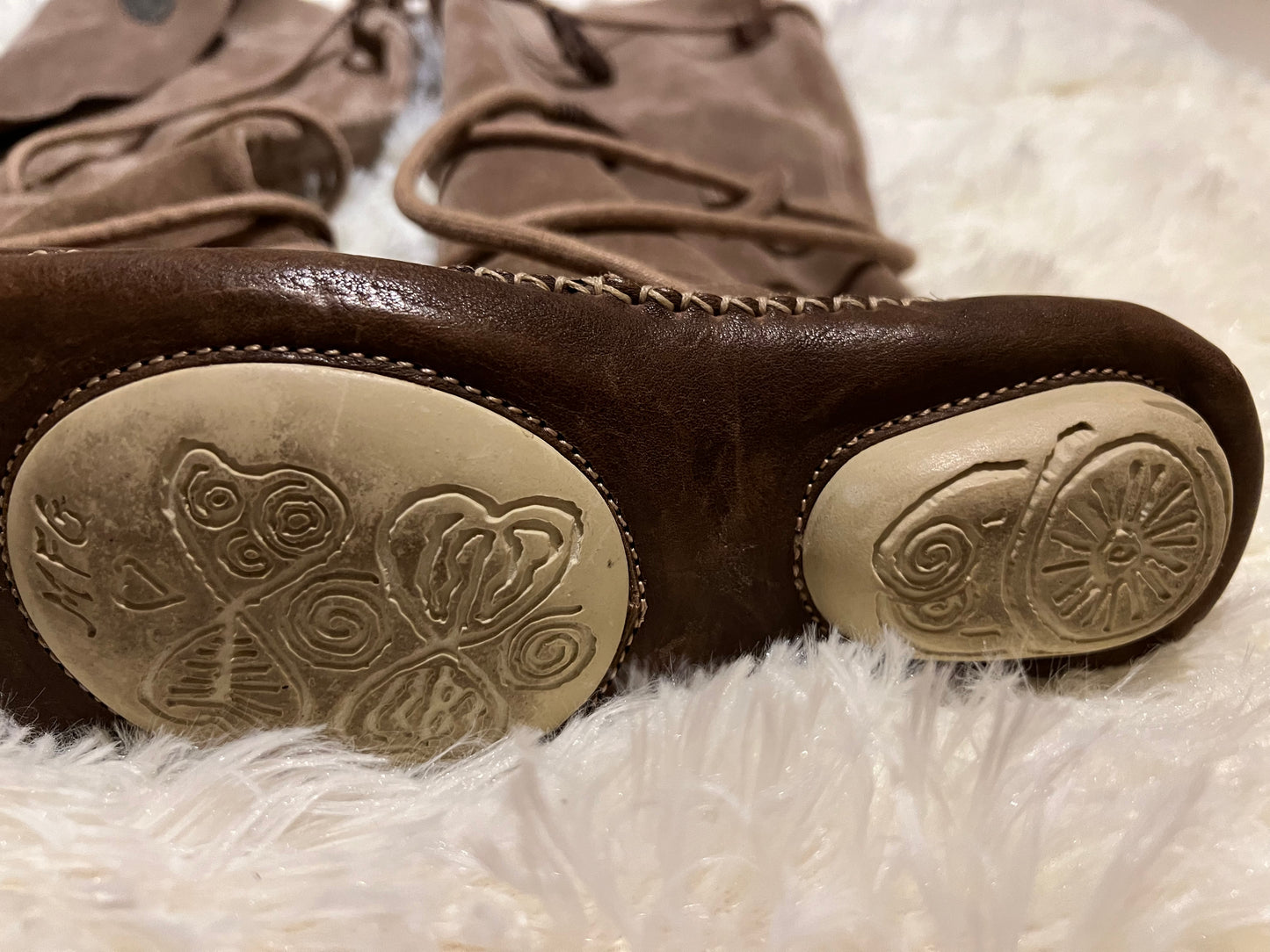 Marithé + François Girbaud - Coachella/Western style suede boots - 37