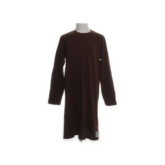 Mini Rodini - Jurk lang 100% katoen - Bruin - 140/146