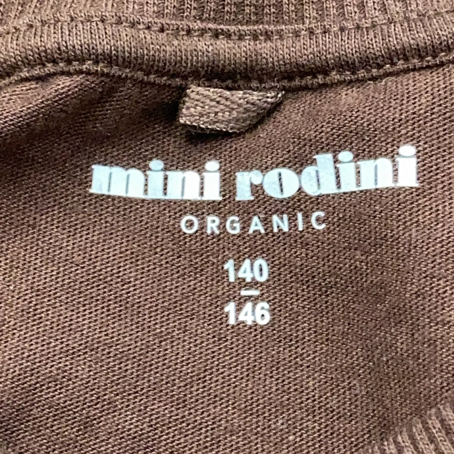 Mini Rodini - Jurk lang 100% katoen - Bruin - 140/146