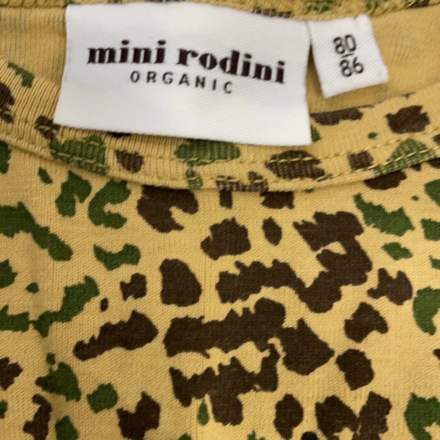 Mini Rodini - Camouflage jurk - bruin/groen - 80/86