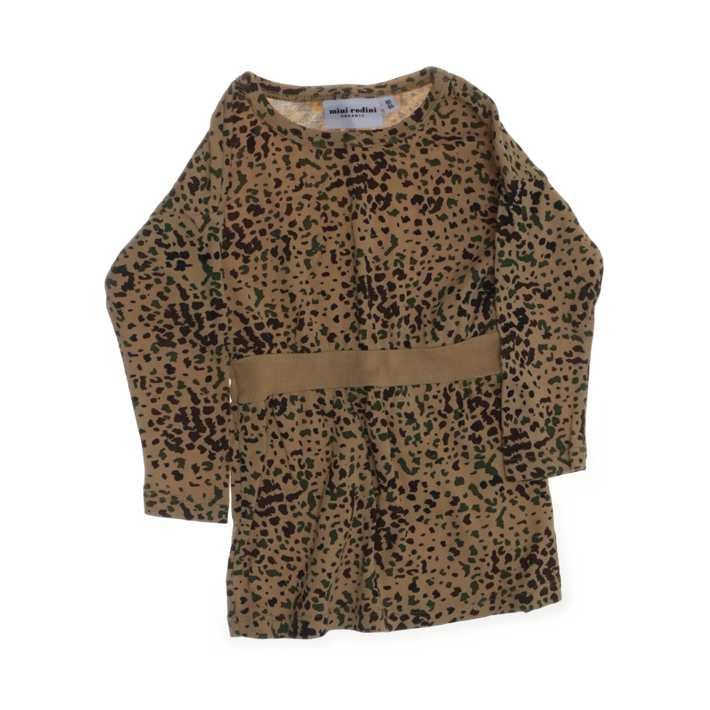 Mini Rodini - Camouflage jurk - bruin/groen - 80/86