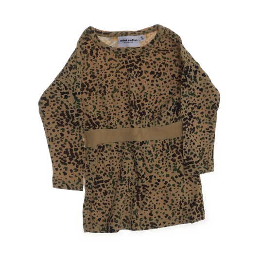 Mini Rodini - Camouflage jurk - bruin/groen - 80/86