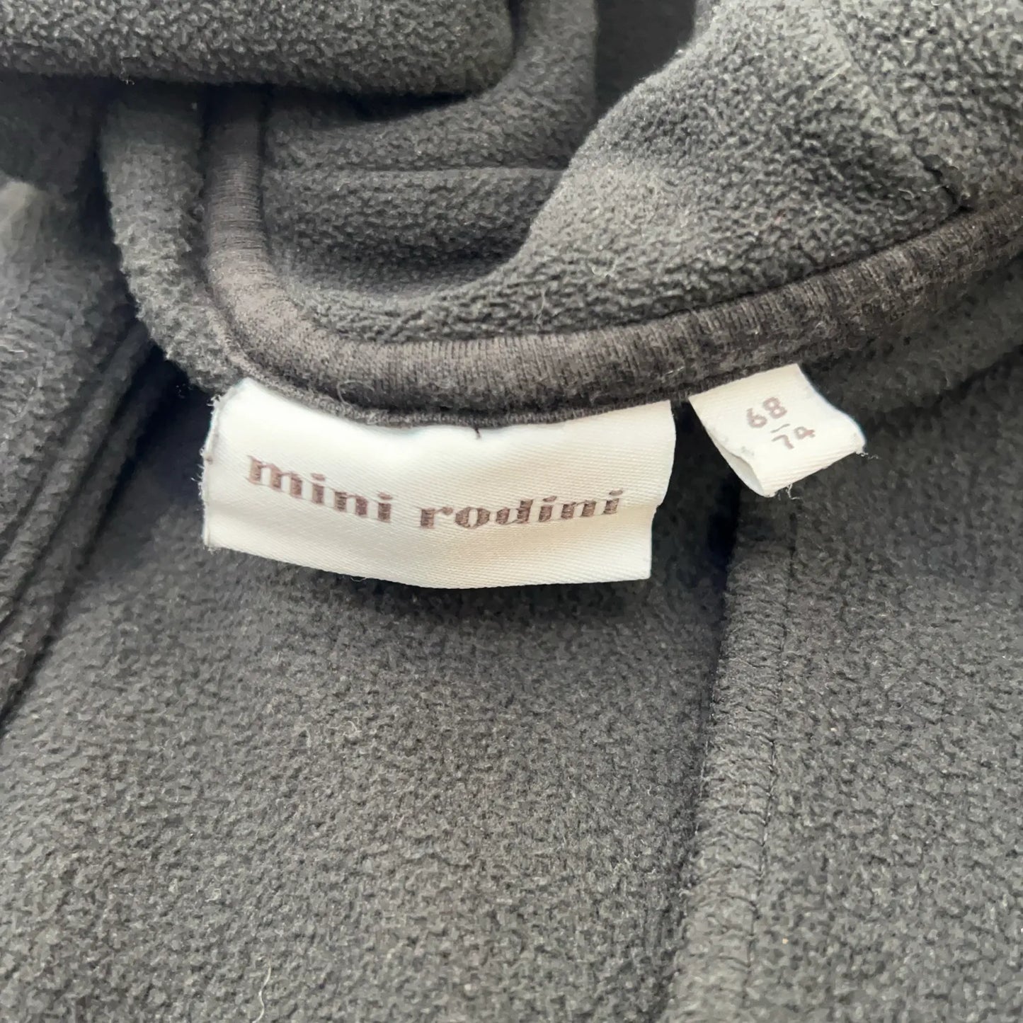 Mini Rodini - onesie - zwart/bruin - 68/74