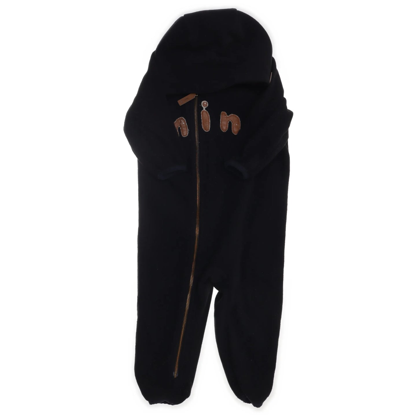 Mini Rodini - onesie - zwart/bruin - 68/74