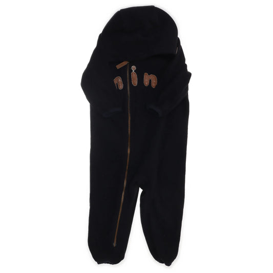 Mini Rodini - onesie - zwart/bruin - 68/74