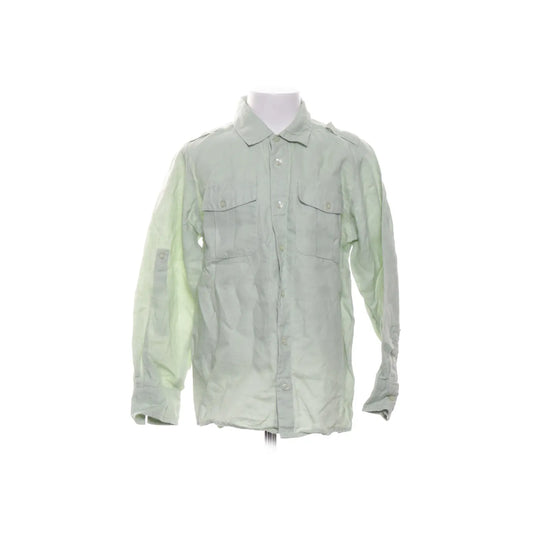 Mini Rodini - Shirt/overhemd 100% linnen - Groen - 134